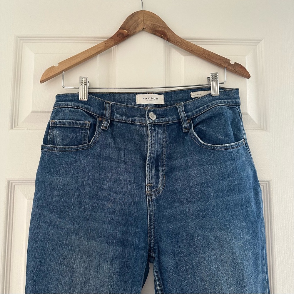PacSun Vintage Icon High Rise Denim Jeans - Classic Blue